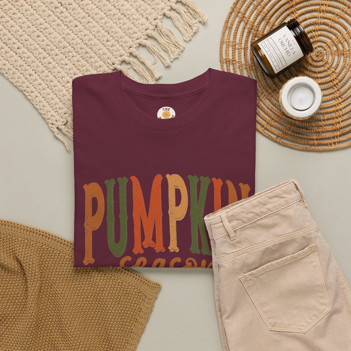 Pumpkin Season Tee — Autumn Fall Graphic T-Shirt