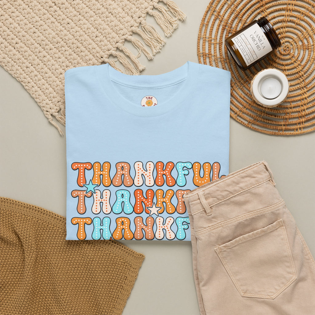 Thankful Retro Stack T-Shirt