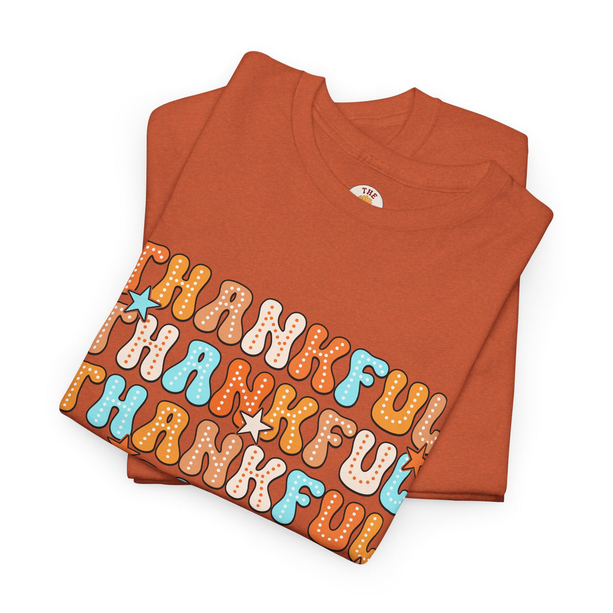 Thankful Retro Stack T-Shirt