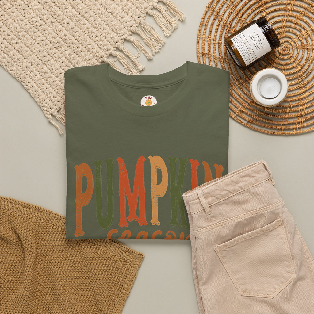 Pumpkin Season Tee — Autumn Fall Graphic T-Shirt