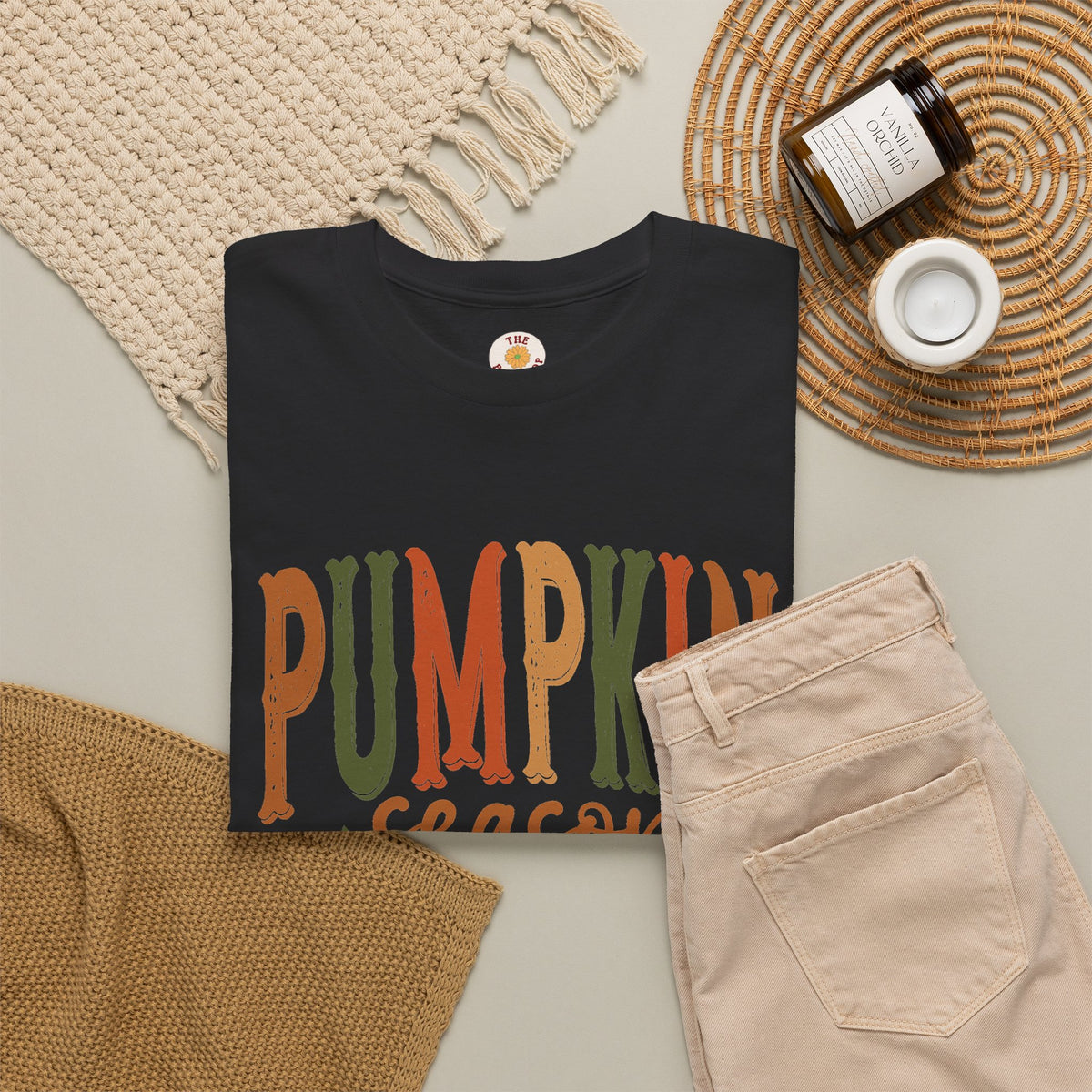 Pumpkin Season Tee — Autumn Fall Graphic T-Shirt