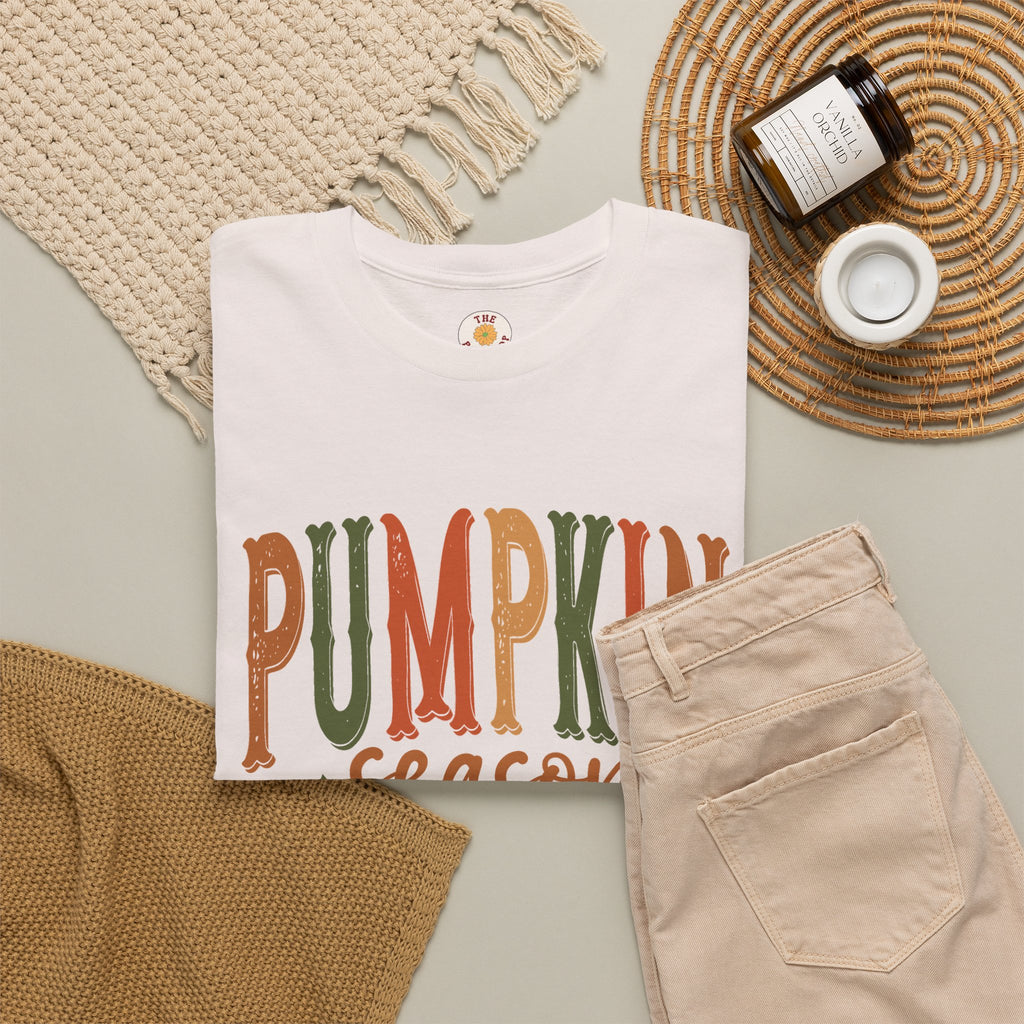 Pumpkin Season Tee — Autumn Fall Graphic T-Shirt