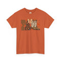 Fall Cowgirl Tee — 'Fall' Boot & Leaf Graphic T-Shirt