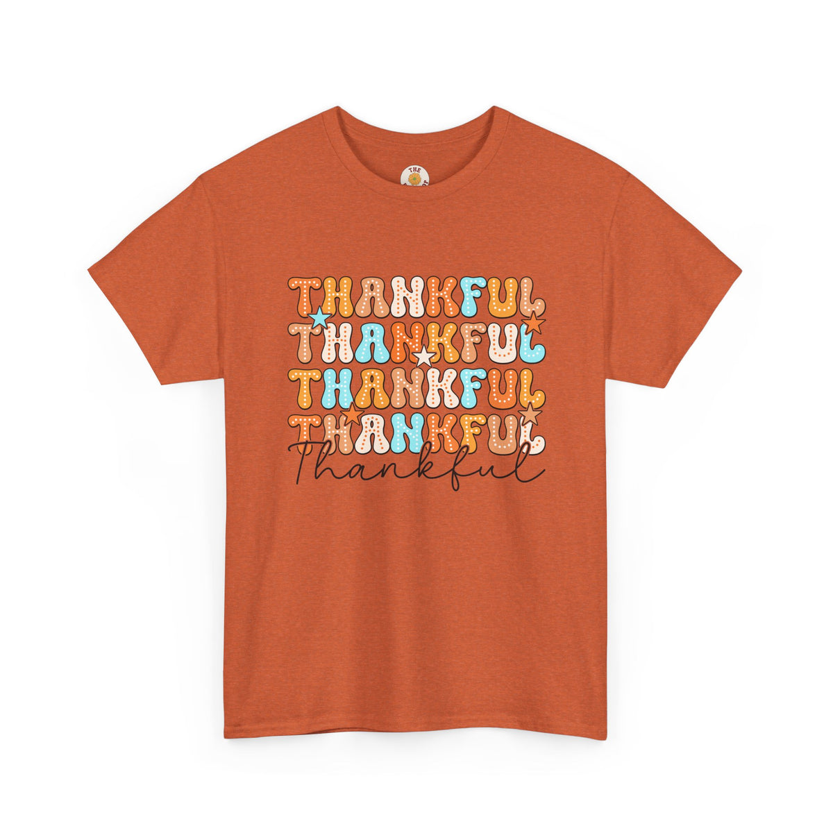 Thankful Retro Stack T-Shirt