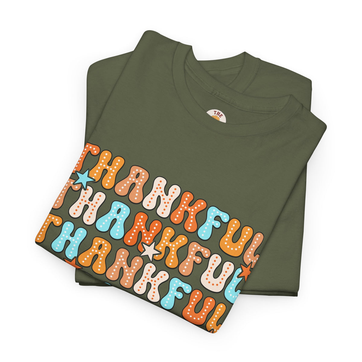 Thankful Retro Stack T-Shirt