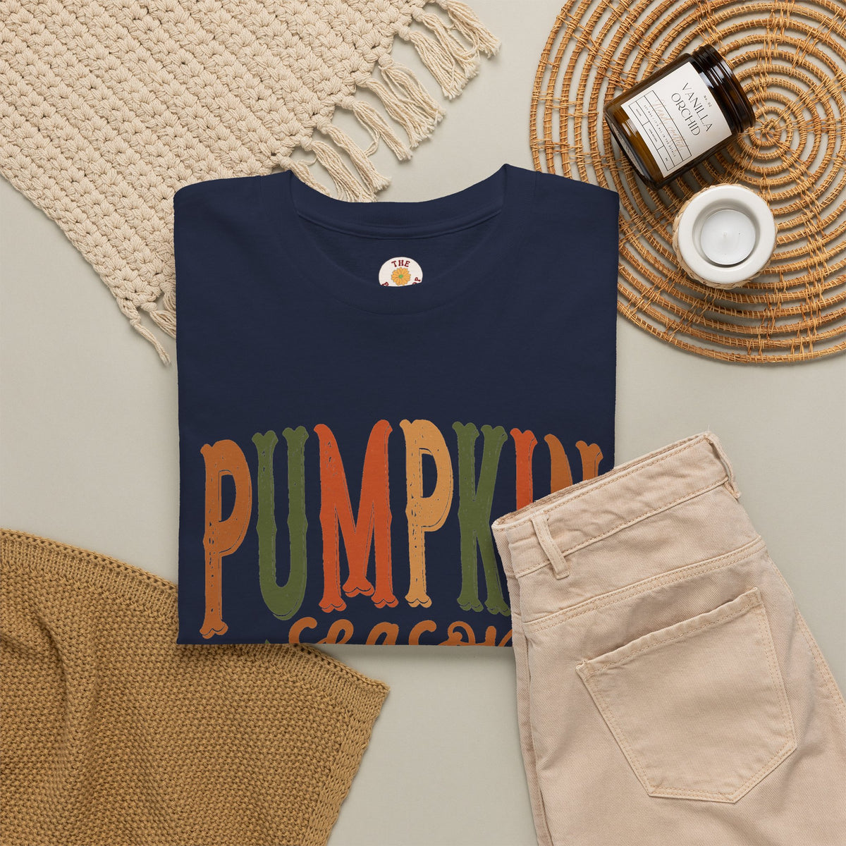 Pumpkin Season Tee — Autumn Fall Graphic T-Shirt
