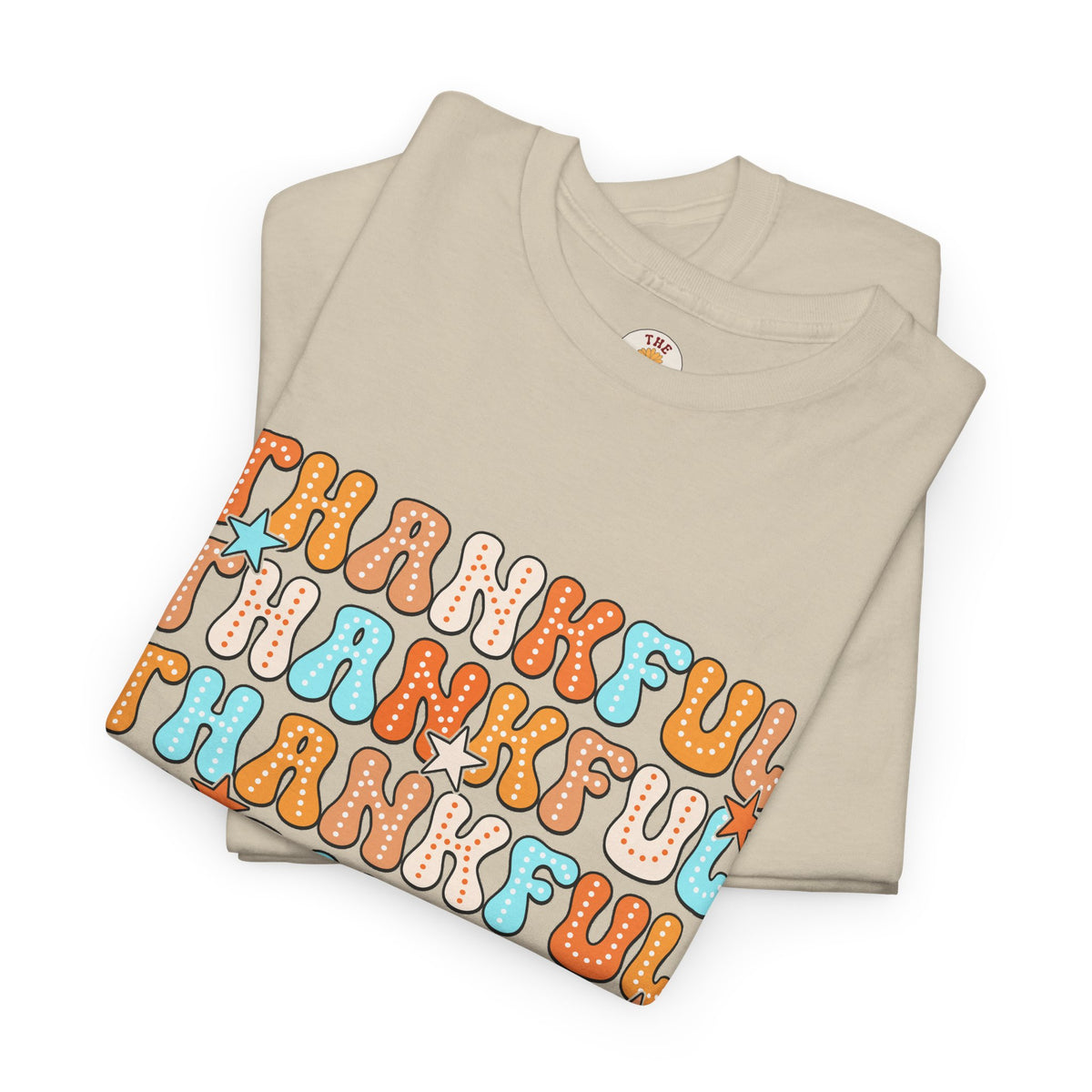 Thankful Retro Stack T-Shirt