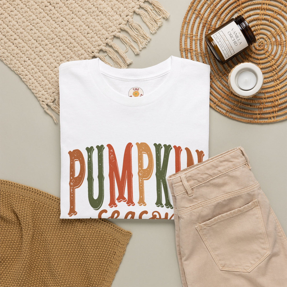 Pumpkin Season Tee — Autumn Fall Graphic T-Shirt