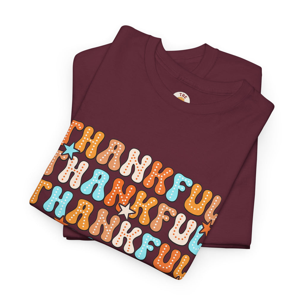 Thankful Retro Stack T-Shirt